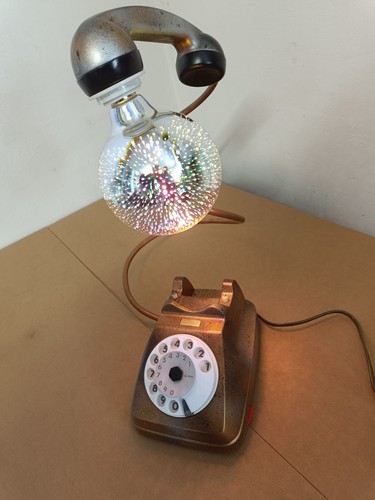 Telefono lampada vintage - lampada,