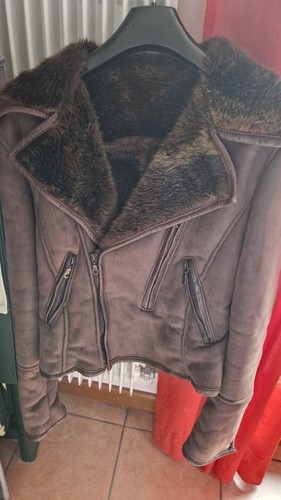 Biker montone marrone - biker,