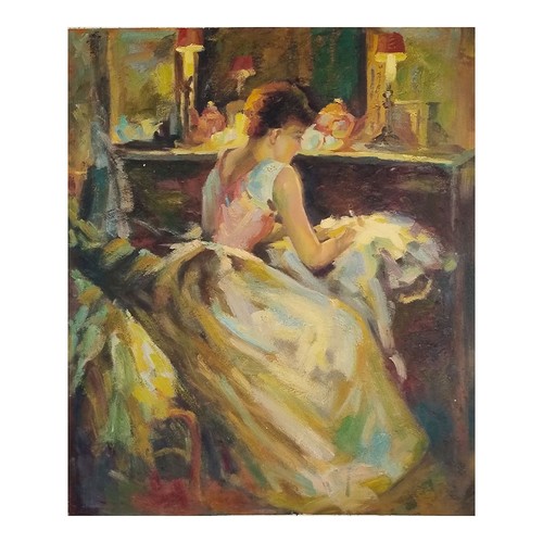 Quadro dipinto mano olio - mano, su