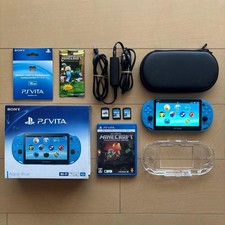 Ottimo modello Sony PlayStation PS Vita PCH-2000 Slim blu acqua