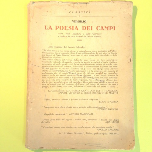 Poesia dei campi - campi, virgilio