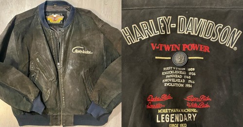 Giacca bomber vintage harley - giacca,