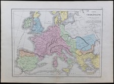 1867 - Carta Geografica 'em