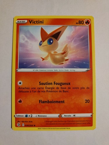 Carte pokemon victini - carte,