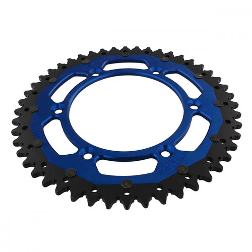 Pignone alluminio blu - 48, denti