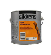 Idropittura traspirante Sikkens per interni Alpha anticondensa bianca 2.5 litri