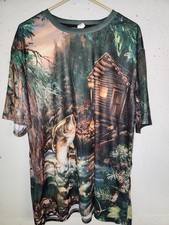 T-shirt pesca basso bocca