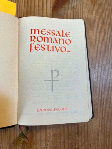 Messale romano festivo - messale,