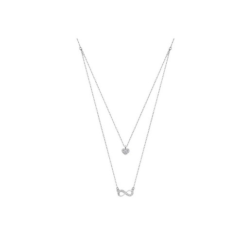 Collana donna lotus - donna, silver