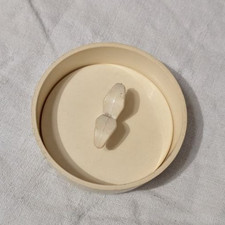 STAMPO FORMA PRESSA PER HAMBURGER CARNE IN CASA plastica VINTAGE!!! 9X3 cm