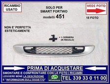 MASCHERINA CALANDRA CENTRALE SU PARAURTI X SMART FORTWO FOR TWO 451