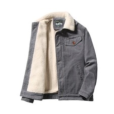 Giacca Uomo Retrò Cord Sherpa