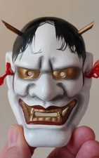 Maschera tradizionale giapponese Hannya Yokai Demon Devil Japan