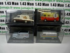 lot 4 1/43 IXO Altaya camionnette FIAT Alfa Roméo Lavazza Ferrero Plasmon Charms