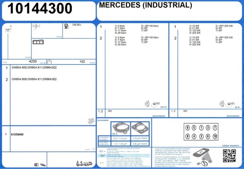 Kit guarnizioni motore