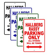 Hallberg - Insegna Latta