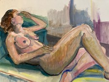 Pittura Guazzo 1970 Corpo