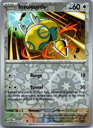 Carte pokémon insolourdo - carte,
