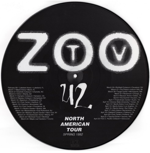 Zoo station 1992 tv - u2,