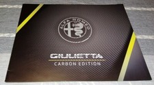 Brochure ALFA ROMEO GIULIETTA CARBON EDITION - Anno 2019