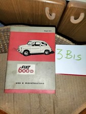 FIAT 600 D USO E MANUTENZIONE