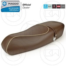SELLA SELLONE VESPA PX 125 150 200 MARRONE ORIGINALE PIAGGIO 70° ANNIVERSARIO