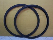 2 COPERTONI 700X35 O 28X15/8X13/8 MICHELIN WORLD TOUR  NERO BICI D'EPOCA