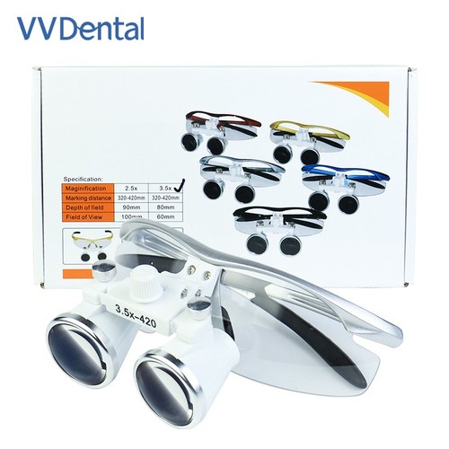 Lente ingrandimento dentale - lente, d'ingrandimento