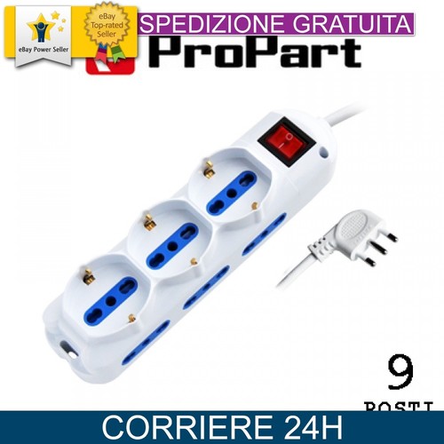 Multipresa posti 16a - multipresa, 9