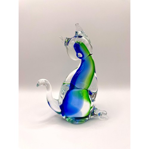 Vintage murano glass cat - vintage,