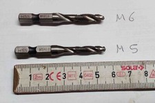 maschiatore filetto m5 m6 fora filetta svasa attacco esagonale 1/4" avvitatore