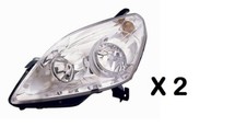 COPPIA FANALE FARO PROIETTORE ANT DX/SX H7/H1 OPEL ZAFIRA B 06/2008->