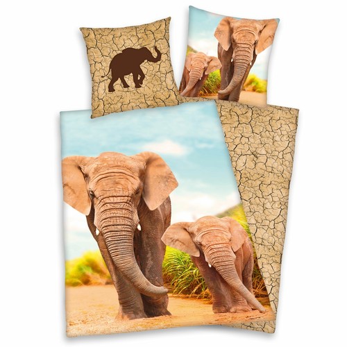 Biancheria letto elefante - biancheria, da