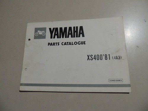 1981 parts catalog list - parts,