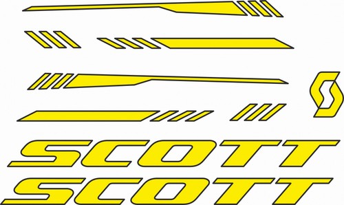 Kit adesivi telaio scott - telaio,