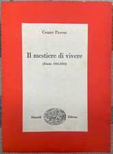 GL027] Libro IL MESTIERE DI VIVERE (Diario 1935-1950) C. PAVESE Einaudi 1a ediz.