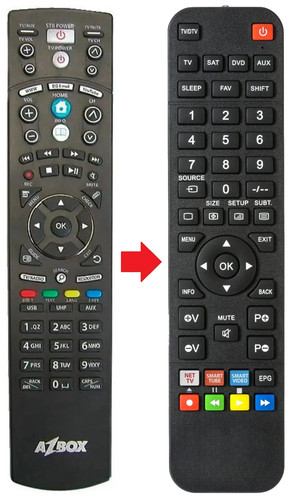 Telecomando adatto per box - per,