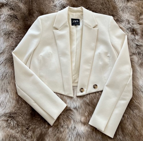 Blazer donna zara panna - blazer,