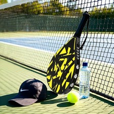 RACCHETTA PADEL TENNIS FIBRA