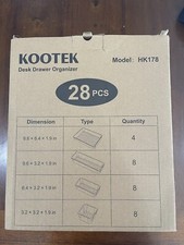 Kootek 28 Pezzi Cassetto