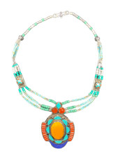 Collana Argento tibetano e