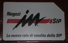 NEGOZI INSIP  LA NUOVA ..  L. 15000 ( GOLDEN 352 ) / SCHEDA TELEFONICA SIP USATA