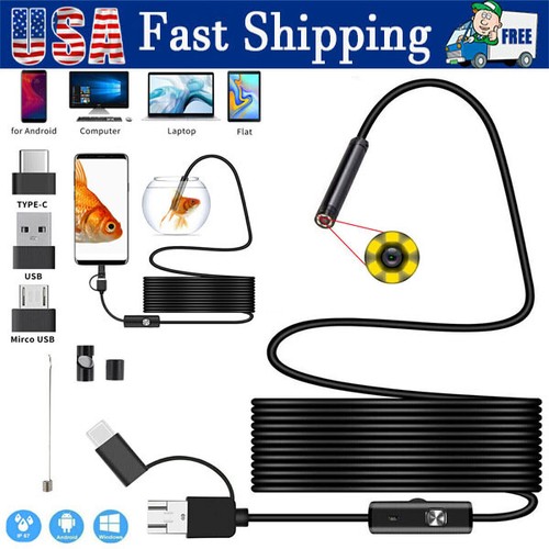 6led usb snake endoscopio - 6led,