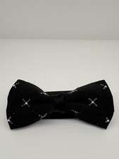 Papillon raso nero - , motivo