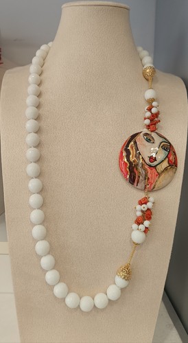 Collana artigianale lunga