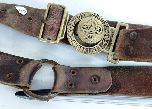 Fibbia cintura ottone vintage