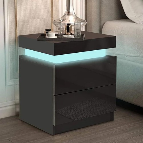 Comodino led rgb letto - comodino,