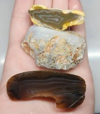 Varietà di 3 diverse agate -