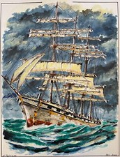 Nave A Vela Quattro Alberi