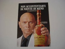 advertising Pubblicità 1974 RENE' BRIAND e YUL BRINNER